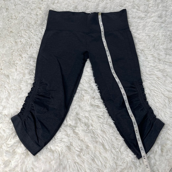 Lululemon | In The Flow Crop II | Heathered Deep Coal - Picture 8 of 8